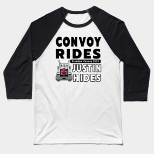 TRUCKERS FOR FREEDOM CONVOY  2022 TO OTTAWA CANADA Baseball T-Shirt